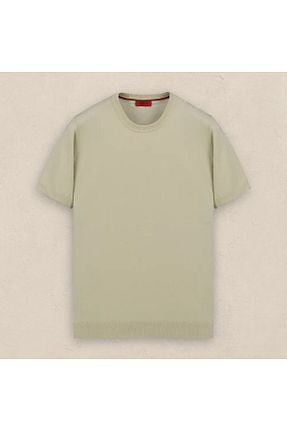 تیشرت بژ زنانه اسلیم فیت Sarar - کد 826560158