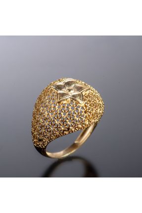 انگشتر نقره طلائی زنانه کد 826597238