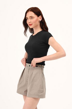 تیشرت طوسی زنانه A-Form فیت GaiaCollection - کد 823481854
