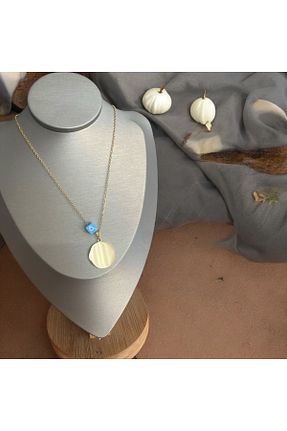 گردنبند استیل ( فولاد ) طلائی زنانه استیل (فولاد) hanelaccessories - کد 826654440