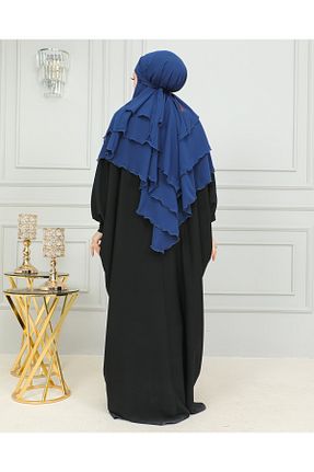 روسری آبی شیفون DİLNUVAR - کد 826715851