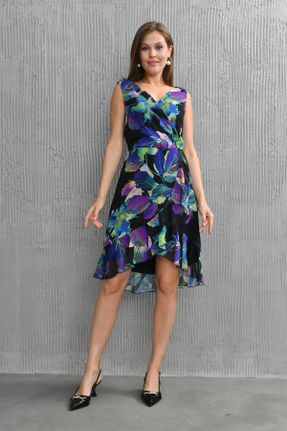 لباس متالیک زنانه بافتنی پلی استر طرح گلدار کد 826832159