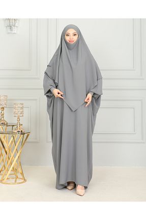 روسری طوسی İpek Vual DİLNUVAR - کد 826832821