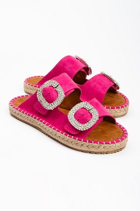 دمپائی صورتی زنانه جیر SUENO SHOES - کد 826833586