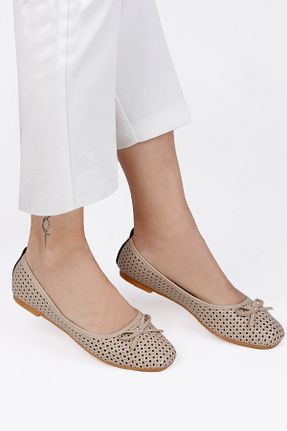 بابت بژ زنانه چرم مصنوعی RENKLİBUTİK - کد 826981903