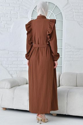 لباس قهوه ای زنانه بافتنی QLAY - کد 827114648