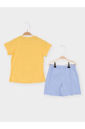 ست بالاتنه و پائین تنه زرد بچه گانه بافتنی Winnie The Pooh - کد 826956757