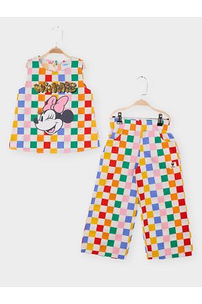 ست بالاتنه و پائین تنه رنگی بچه گانه %100 پنبه MINNIE MOUSE - کد 826950039