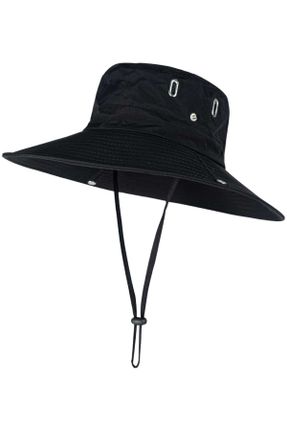 کلاه مشکی زنانه پلی استر کد 827106228