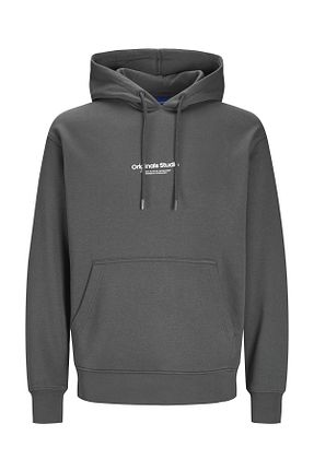 پلیور طوسی مردانه ساده Jack & Jones - کد 810493834