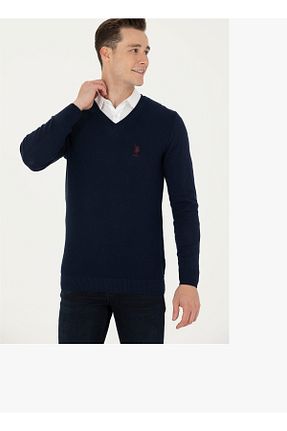 پلیور سرمه ای مردانه ساده U.S. Polo Assn. - کد 827038813