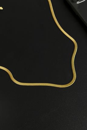 گردنبند جواهر طلائی مردانه کد 827011722
