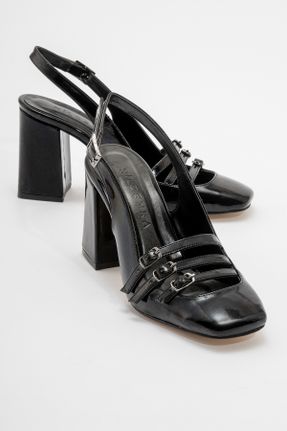 کفش پاشنه بلند کلاسیک مشکی زنانه PU پاشنه ضخیم پاشنه متوسط ( 5 - 9 cm ) کد 827294939