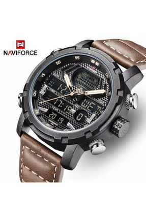 ساعت مچی مشکی مردانه 41-45 میلی متر Naviforce - کد 51016175