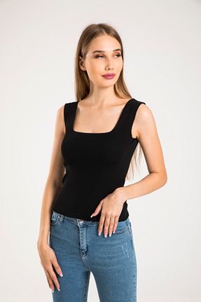 بادی مشکی زنانه یقه مربعی Too MOOD - کد 51061790