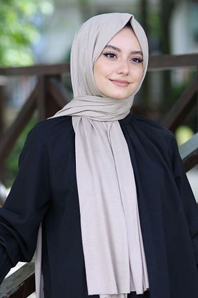 شال طوسی زنانه ویسکون Genel Markalar - کد 110320321