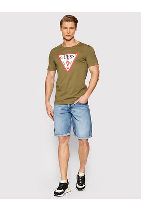 تیشرت سبز مردانه رگولار Guess - کد 827118609