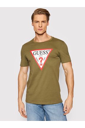 تیشرت سبز مردانه رگولار Guess - کد 827118609