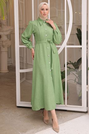 لباس حجاب سبز زنانه رگولار benguen - کد 827149038