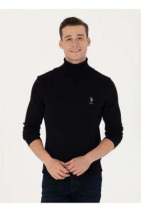 پلیور مشکی مردانه ساده U.S. Polo Assn. - کد 827130257