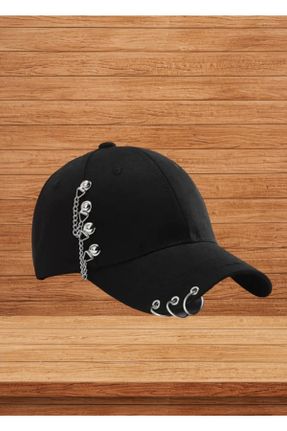 کلاه مشکی زنانه پنبه (نخی) کد 827187979