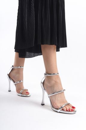 کفش مجلسی زنانه پاشنه بلند ( +10 cm) پاشنه نازک چرم مصنوعی کد 827299509
