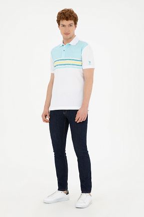 تیشرت فیروزه ای مردانه رگولار U.S. Polo Assn. - کد 827303410