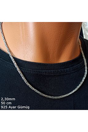 گردنبند نقره مردانه 925 عیار dzgsilver - کد 827358100