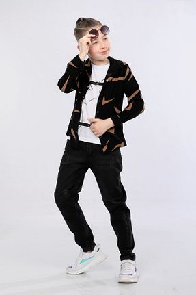 ست بالاتنه و پائین تنه بژ بچه گانه بافتنی MORNIO - کد 827272456