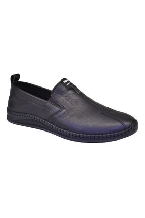 کفش کژوال مشکی مردانه جیر پاشنه کوتاه ( 4 - 1 cm ) پاشنه ساده کد 827215280