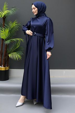 لباس حجاب سرمه ای زنانه Kalem giz astore - کد 827400272