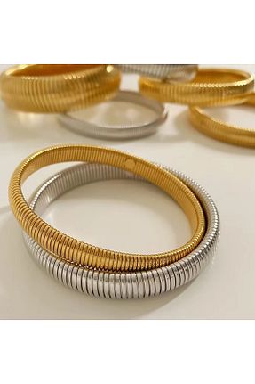 دستبند استیل (فولاد) زنانه استیل ضد زنگ GÜNEŞ MÜCEVHERAT - کد 827428338