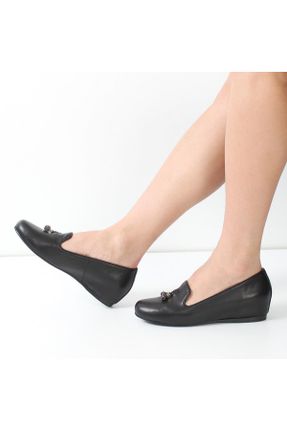 کفش کژوال مشکی زنانه پاشنه کوتاه ( 4 - 1 cm ) پاشنه ضخیم کد 827684189