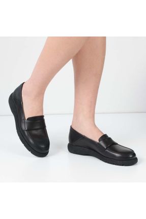 کفش کژوال مشکی زنانه پاشنه کوتاه ( 4 - 1 cm ) پاشنه ضخیم کد 827687014