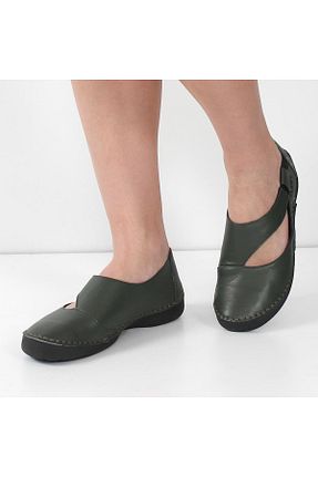 کفش کژوال سبز زنانه چرم خالص Celal Gültekin - کد 827661200