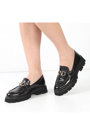 کفش کژوال مشکی زنانه پاشنه متوسط ( 5 - 9 cm ) پاشنه ضخیم کد 827651021