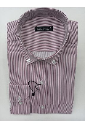 پیراهن زرشکی مردانه گشاد nightblack - کد 827666663