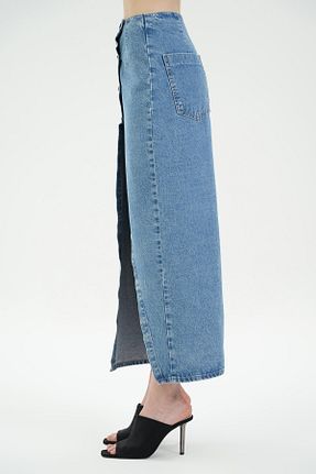 دامن متالیک زنانه پنبه ای CROSS JEANS - کد 827678102