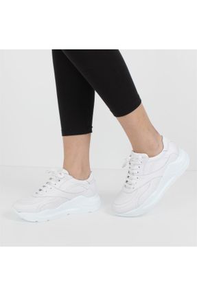 کفش کژوال سفید زنانه پاشنه کوتاه ( 4 - 1 cm ) پاشنه ضخیم کد 827706195