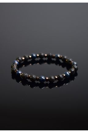 دستبند جواهر مشکی زنانه سنگ طبیعی کد 827783267