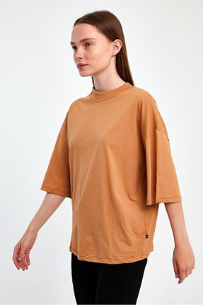تیشرت متالیک زنانه رگولار FİHA - کد 827851068