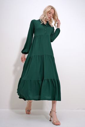 لباس سبز زنانه رگولار بافتنی کد 819767883
