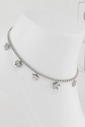 خلخال جواهری زنانه فولاد ( استیل ) کد 827495120
