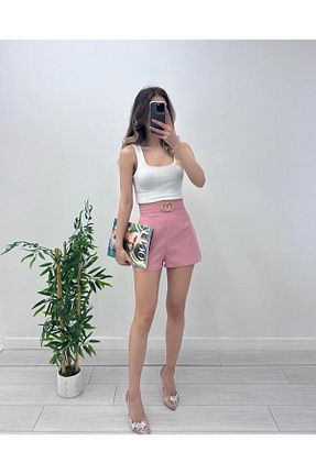 دامن صورتی زنانه پارچه BENDİSTAR BUTİK - کد 827642062