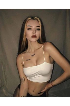بلوز سفید زنانه طرح دار DESTİNE - کد 827597209