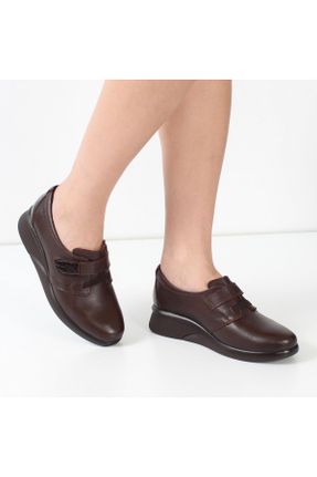 کفش کژوال قهوه ای زنانه پاشنه کوتاه ( 4 - 1 cm ) پاشنه ضخیم کد 827671783