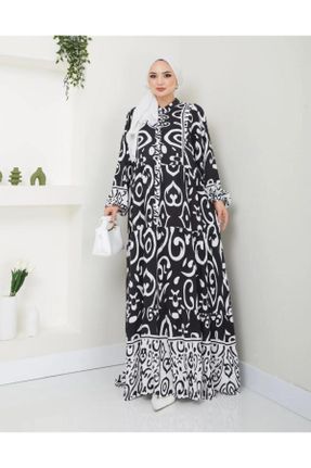 لباس مشکی زنانه رگولار بافتنی ویسکون کد 827643435