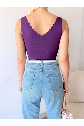 بلوز بنفش زنانه ساده Jose Clothing - کد 827634696