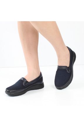 کفش کژوال سرمه ای زنانه پاشنه کوتاه ( 4 - 1 cm ) پاشنه ضخیم کد 827711915