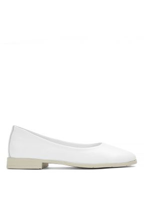کفش کژوال سفید زنانه پاشنه کوتاه ( 4 - 1 cm ) پاشنه ضخیم کد 827655221